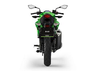 Candy Lime Green Kawasaki Z125 Data Cuts Rear Left (3)